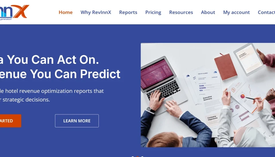 RevInnX - Reliable hotel-specific revenue reporting and forecasing in an easy-to-use platform